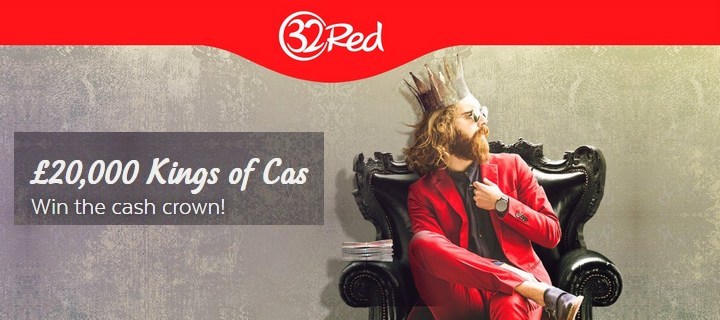 Become a King of Cash at 32Red Casino