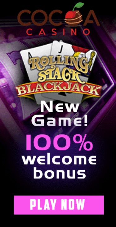 Welcome Bonus 100% up to $1000 + 777 FS at Cocoa Casino