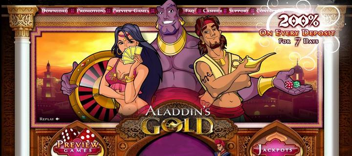 Alladin's Gold Casino Review | Exclusive Bonuses & Free Spins