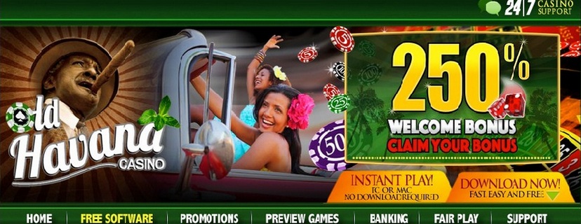 Old Havana Casino Review | Claim $20 Free Chip + $2500 bonus