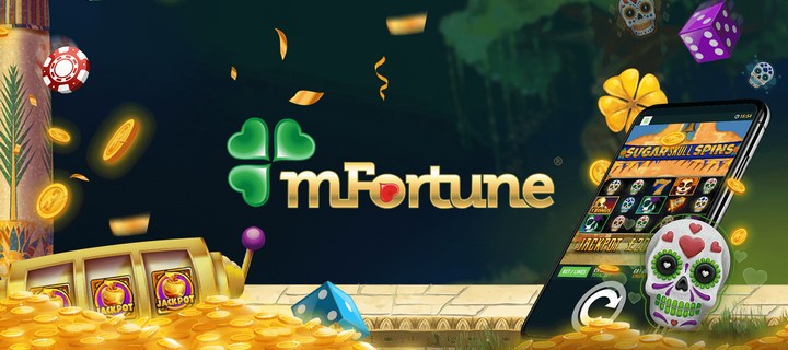 mFortune Casino with  £10 No Deposir Bonus