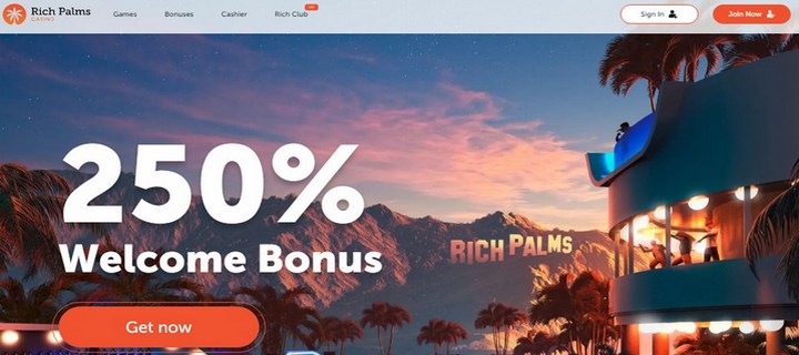 Rich Palms Casino with No Deposit Bonus: $40 Free Chip
