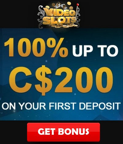 Welcome Bonus at Videoslots Casino