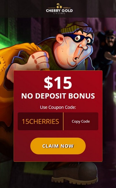 $15 Free Chip at Cherry Gold Casino 