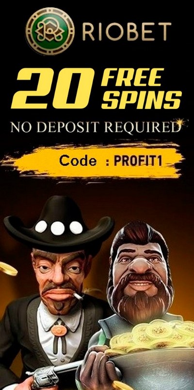 Exclusive No Deposit Bonus 20 Free Spins at RioBet Casino