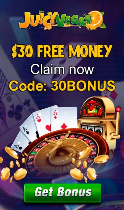 $30 Free No Deposit Bonus Code at Juicy Vegas Casino
