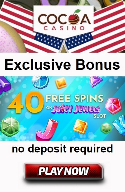 Exclusive No Deposit Bonus at Cocoa Casino: 40 Free Spins