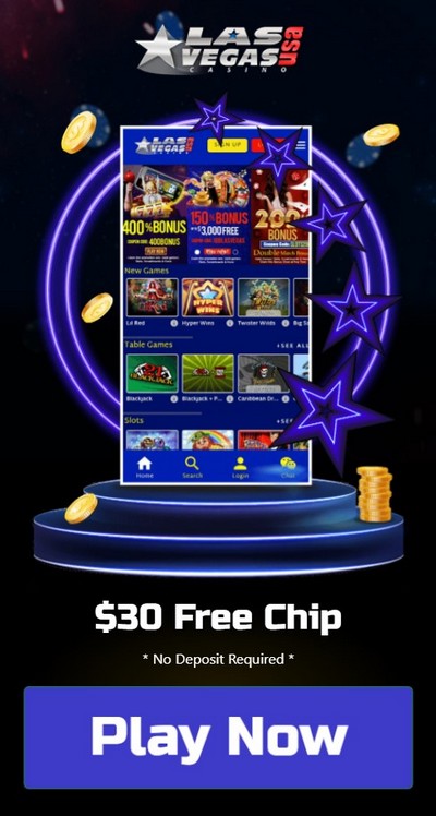 $30 Free Chip at Las Vegas USA Casino