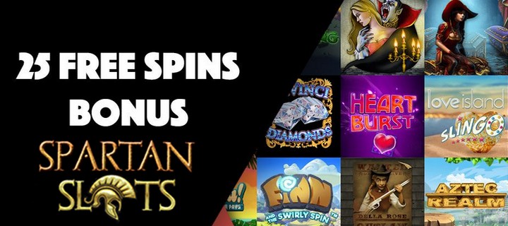 25 Free Spins at Spartan Slots Casino