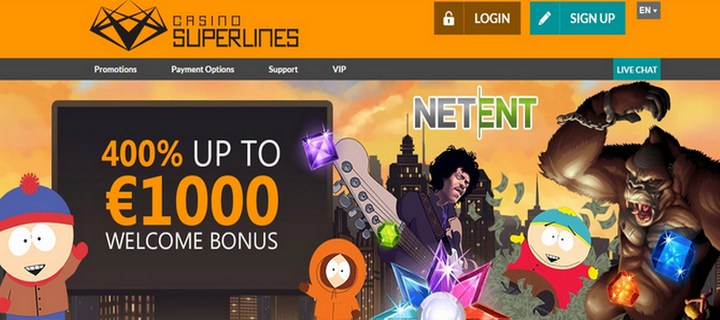 SuperLines Online Casino - Detailed Review and Bonuses