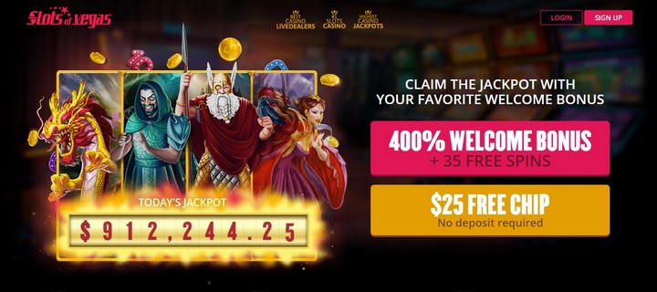 Slots Of Vegas Casino Review - Best Games and Bonuses