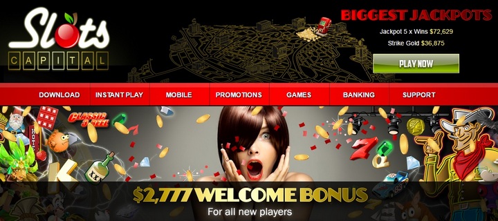 Slots Capital Casino review | Get a 277% Welcome Bonus